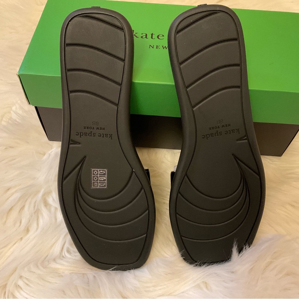 Kate Spade Santana Slides Sandals - New in Box - Size 8 - Black - Picture 8 of 10